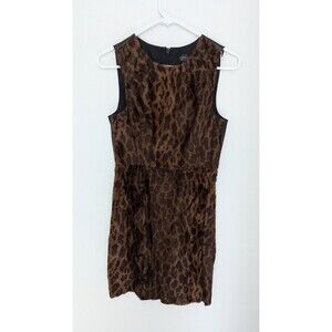 Topshop Faux Fur Sleeveless Dress Sz 4